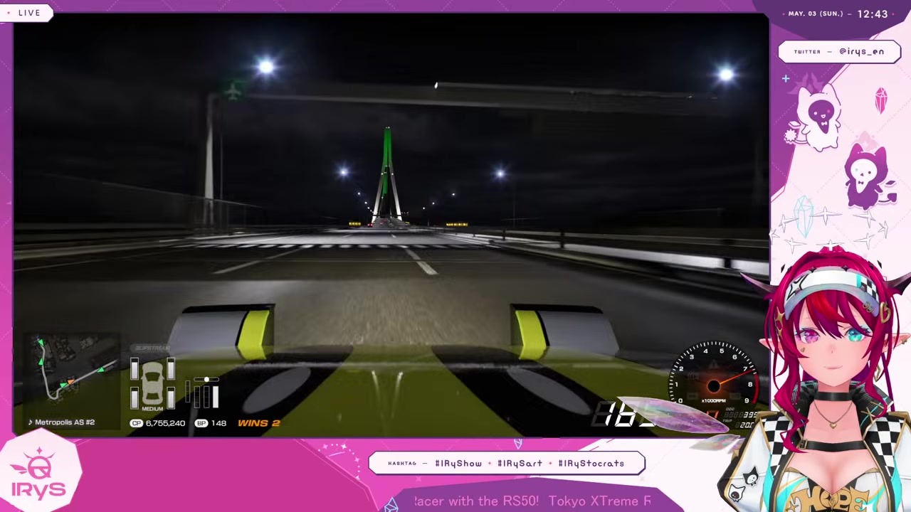 【首都高】レースクイーンだが運転ヘタと激白するIRyS