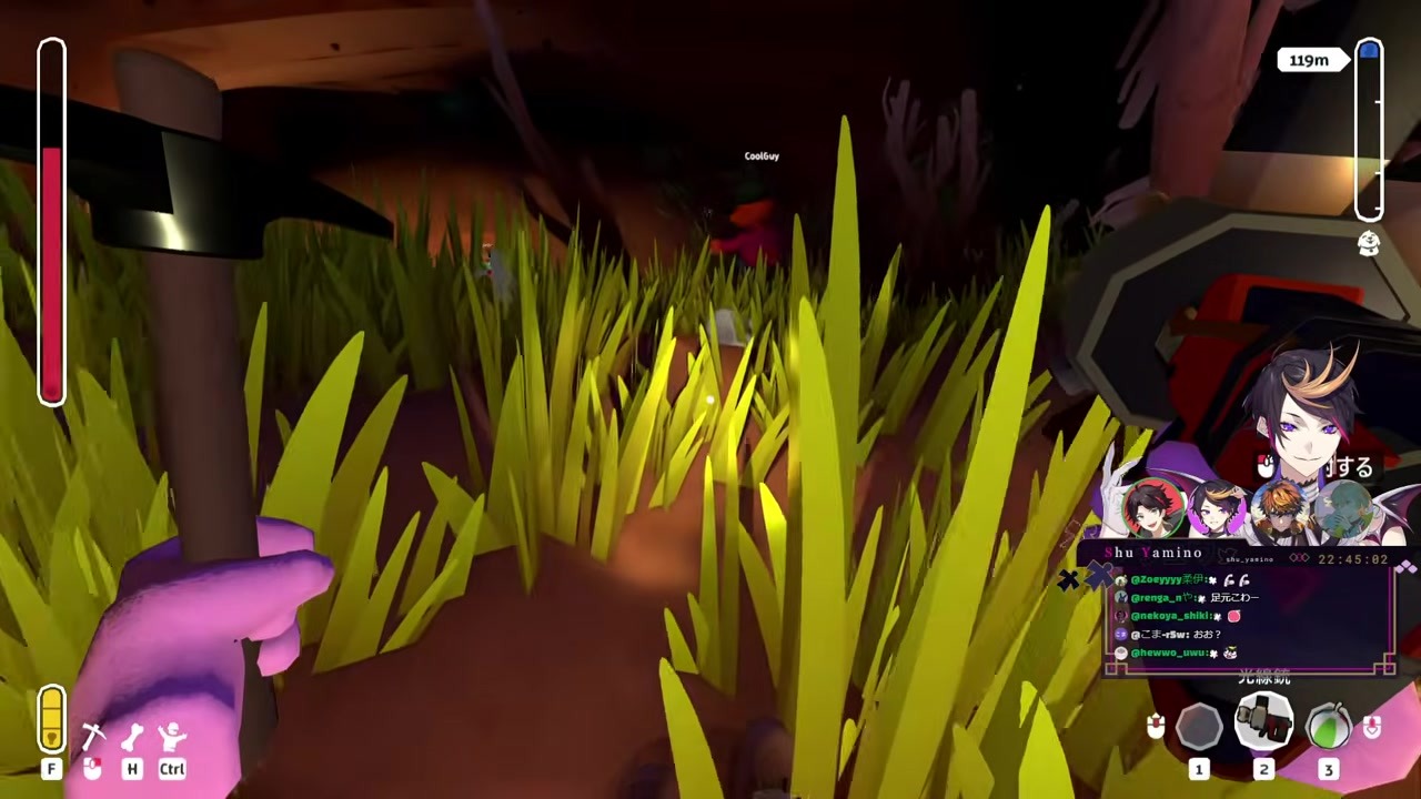 [Pratfall] Shu Yamino's ray gun ricochets off a bottle and explodes