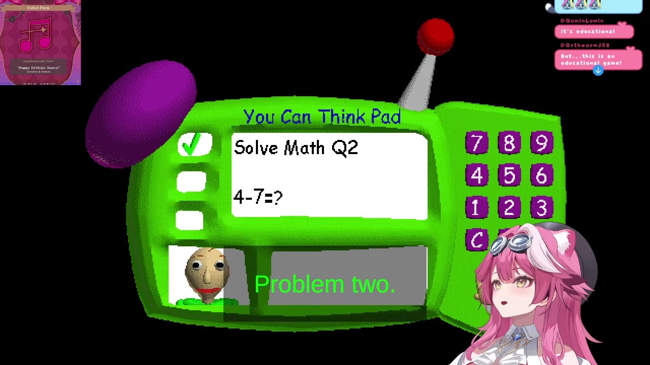 [Baldi] Raora Gets Chased After Answering '67' to a Nonsense Problem