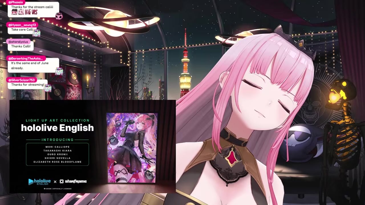 [Stream End] Sleep-Deprived Calli Forgets Her Sign-Off