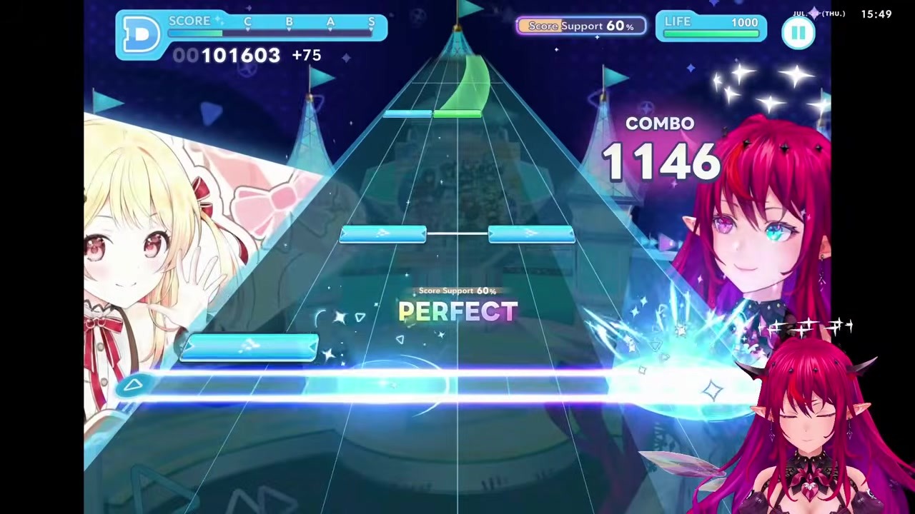 [HoloDori] IRyS Misses the Final Note Right Before a First-Try Full Combo