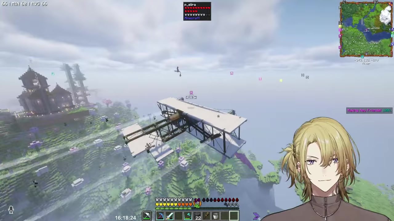 [MC] Luca loses plane 46 levels