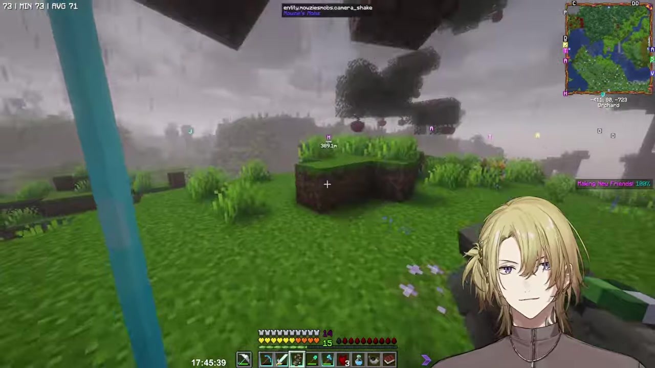 [Minecraft] Luca Kaneshiro Gets 10 Gifted Subs Right Before Ending Stream