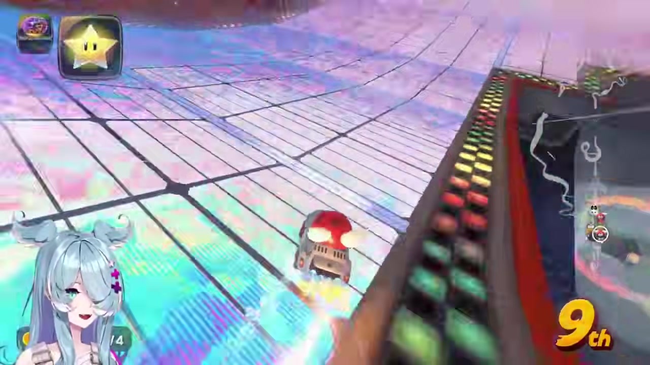 [Mario Kart] Elira Screams 'I Didn't Fall Off!' After Getting Hit Mid-Bullet Bill