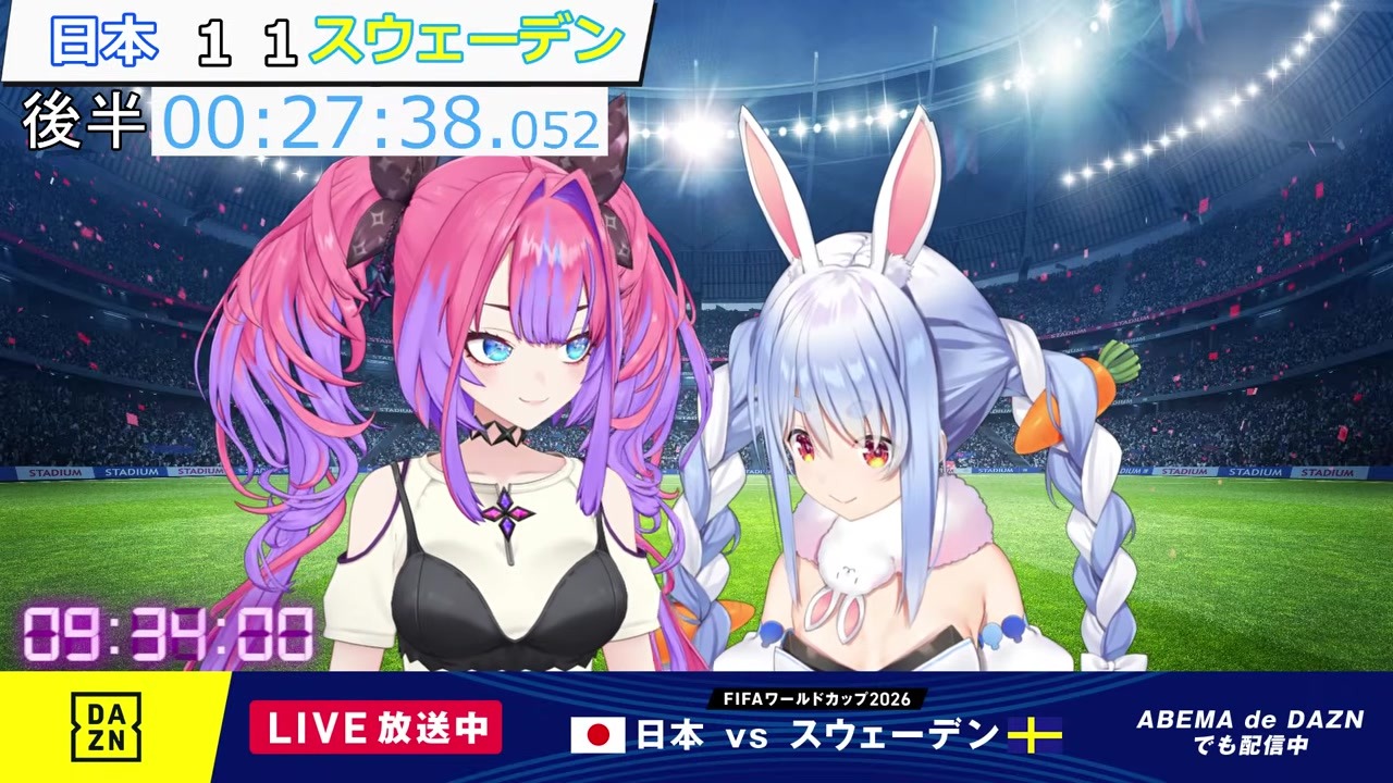 【W杯】ブラボー長友のまさかの投入にぺこヴィヴィ大興奮