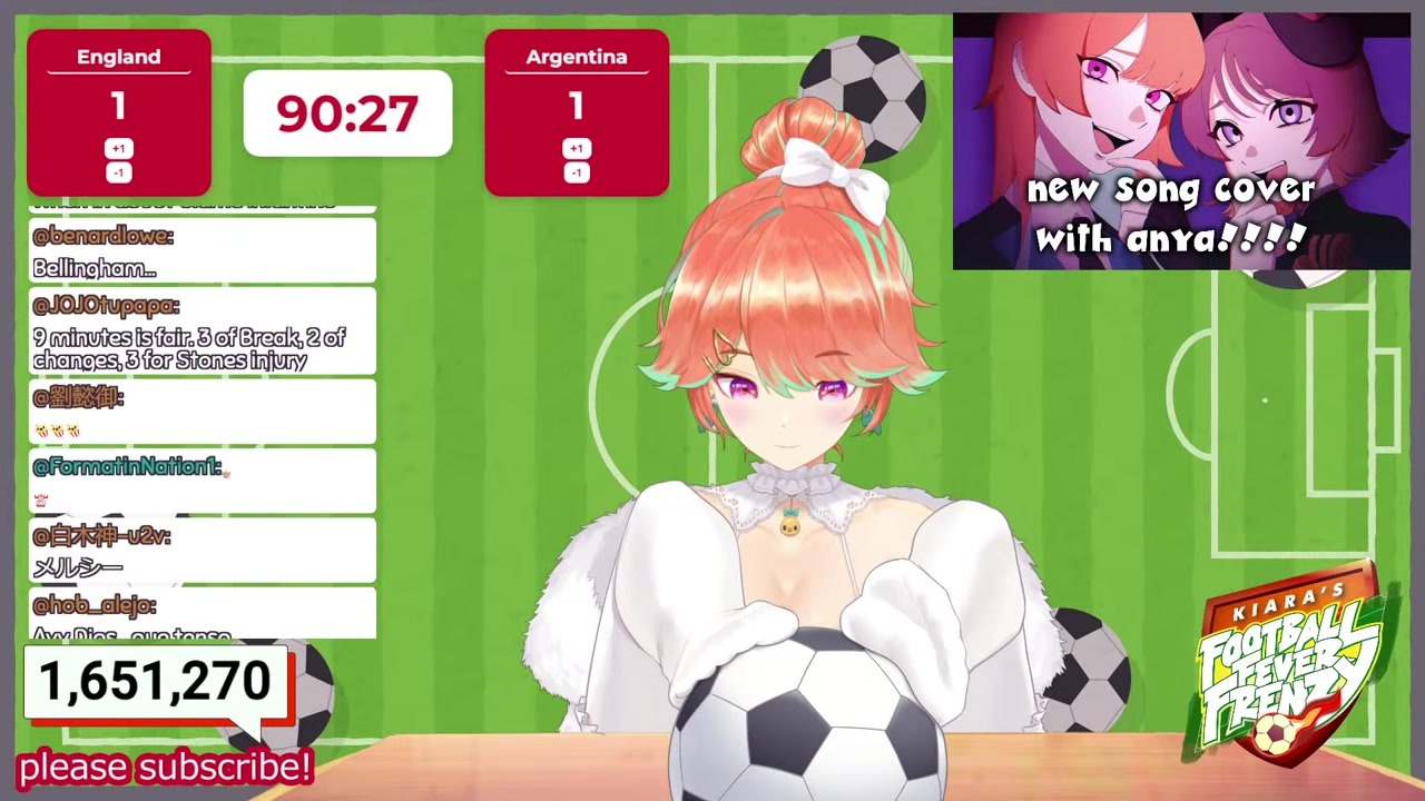 [World Cup] Kiara Can't Hate Argentina's Comeback Header Despite Cheering for England