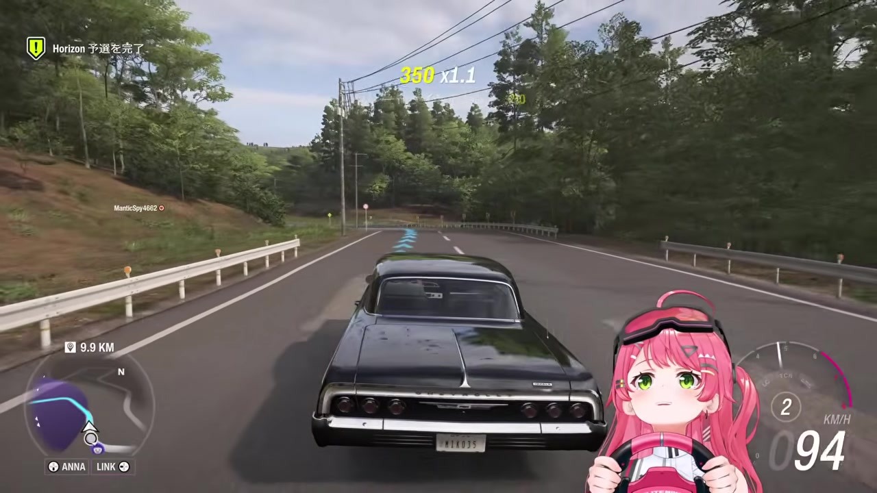 【Forza】インパラでドリフト→逆走→ボコボコのさくらみこ