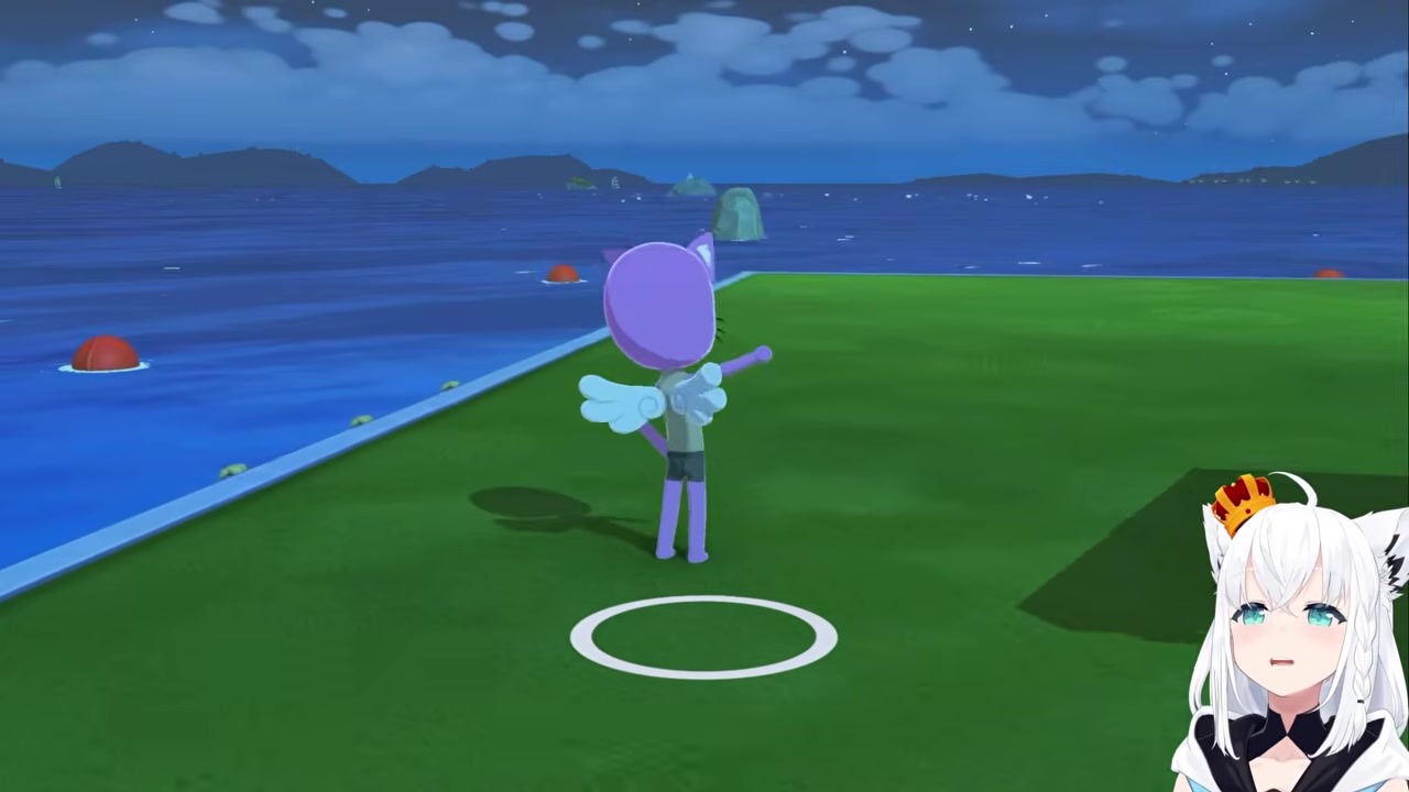 【トモコレ】マグチと散歩し『アチュアチュ』と会話する白上フブキ