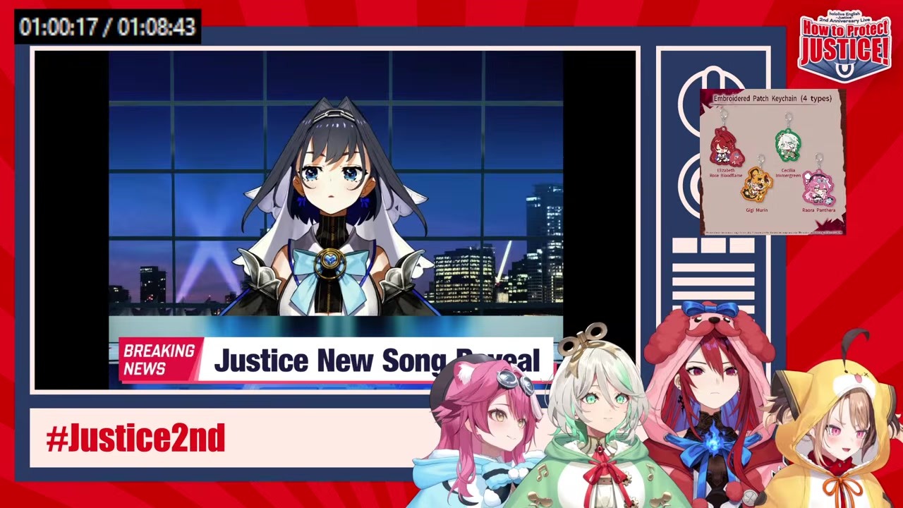 [Justice 2nd Anniv.] Kronii Makes Surprise Appearance as the 5th Member