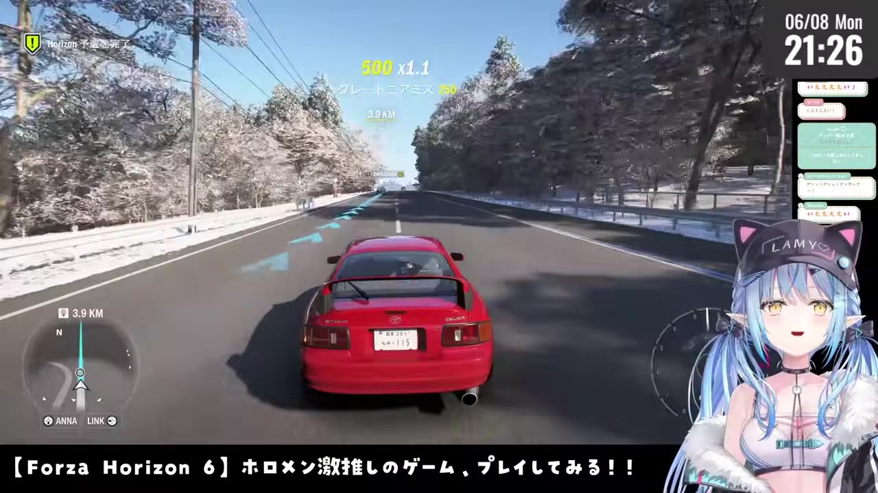 【FH6】景色見せようとしたら大暴走し森をなぎ倒す雪花ラミィ