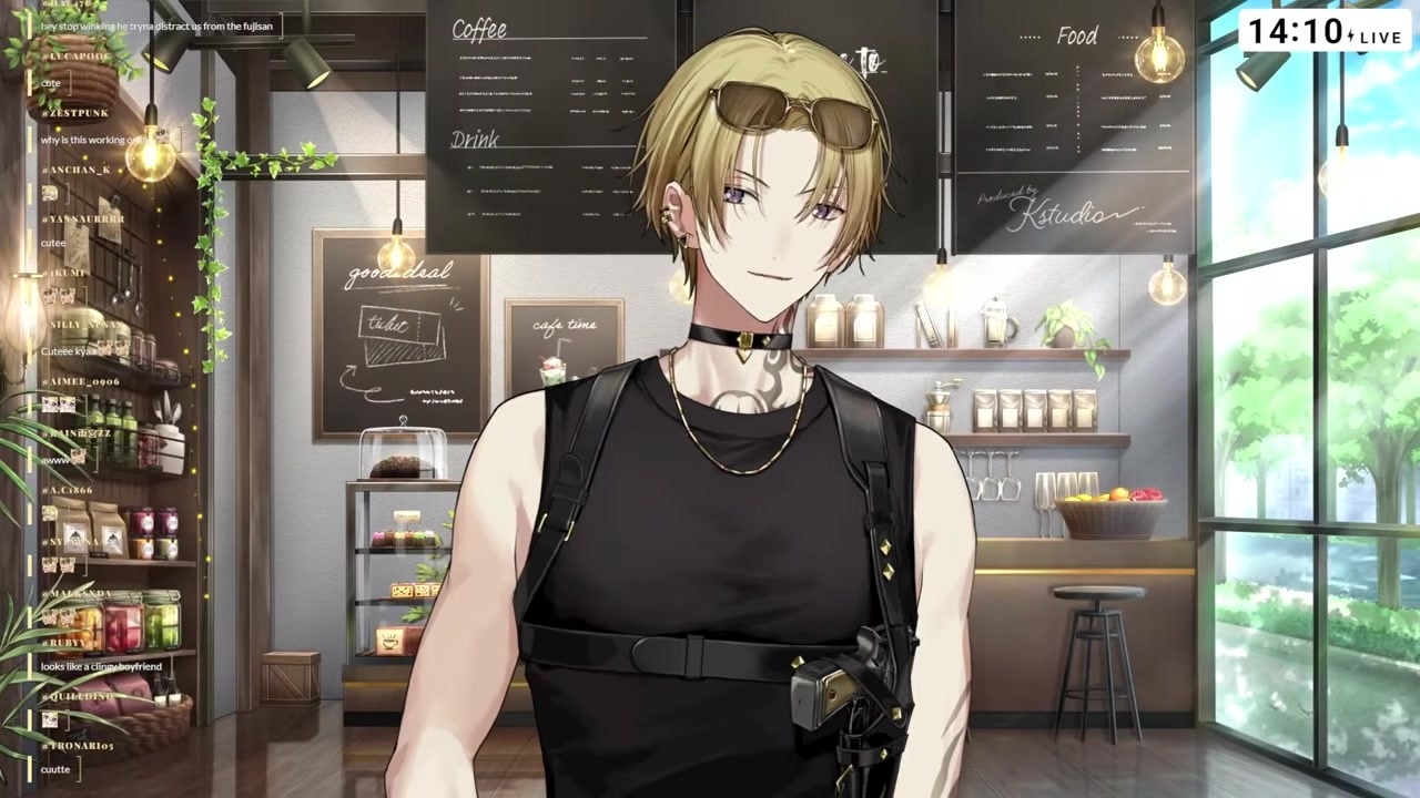 [Zatsudan] Luca puts on sunglasses and winks nonstop