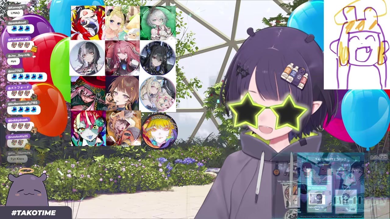 [Bday Raid] Towa Crashes Ina's Birthday Stream, Both Freak Out