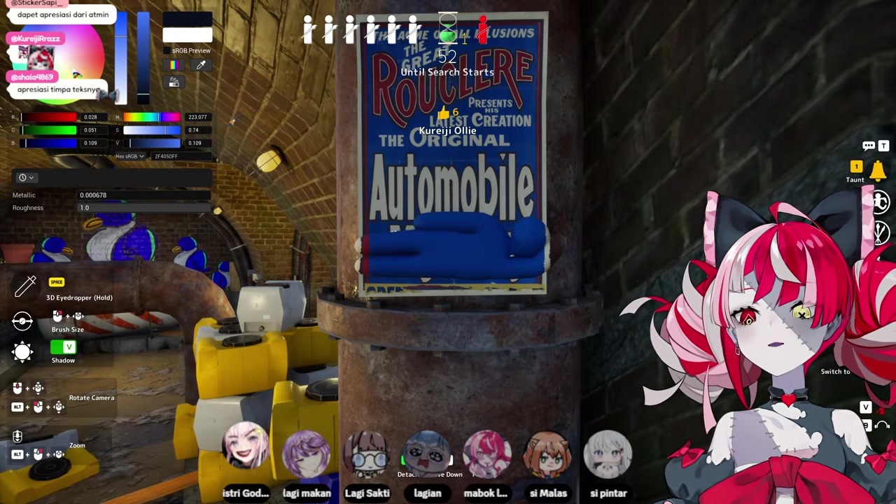 [MECCHA CHAMELEON] Ollie draws a "PP" on a car