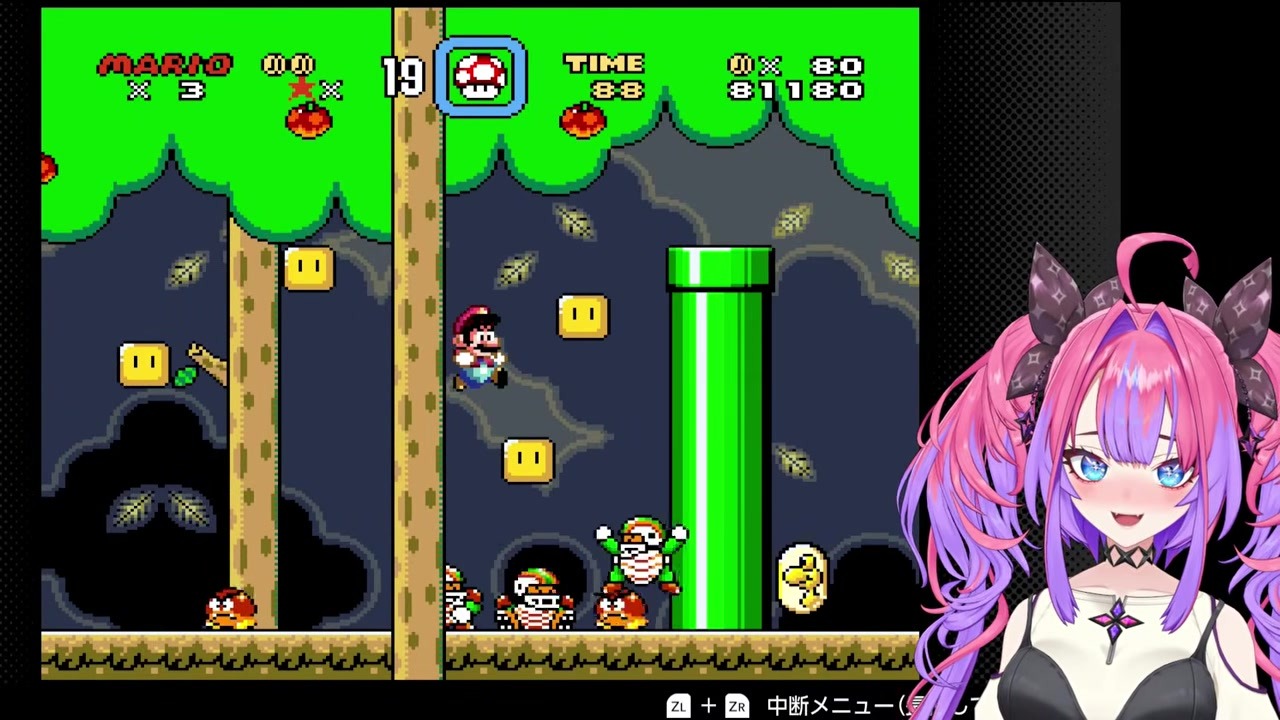 【マリオ】我慢限界でトイレへ駆け込み髪を置き忘れるヴィヴィ