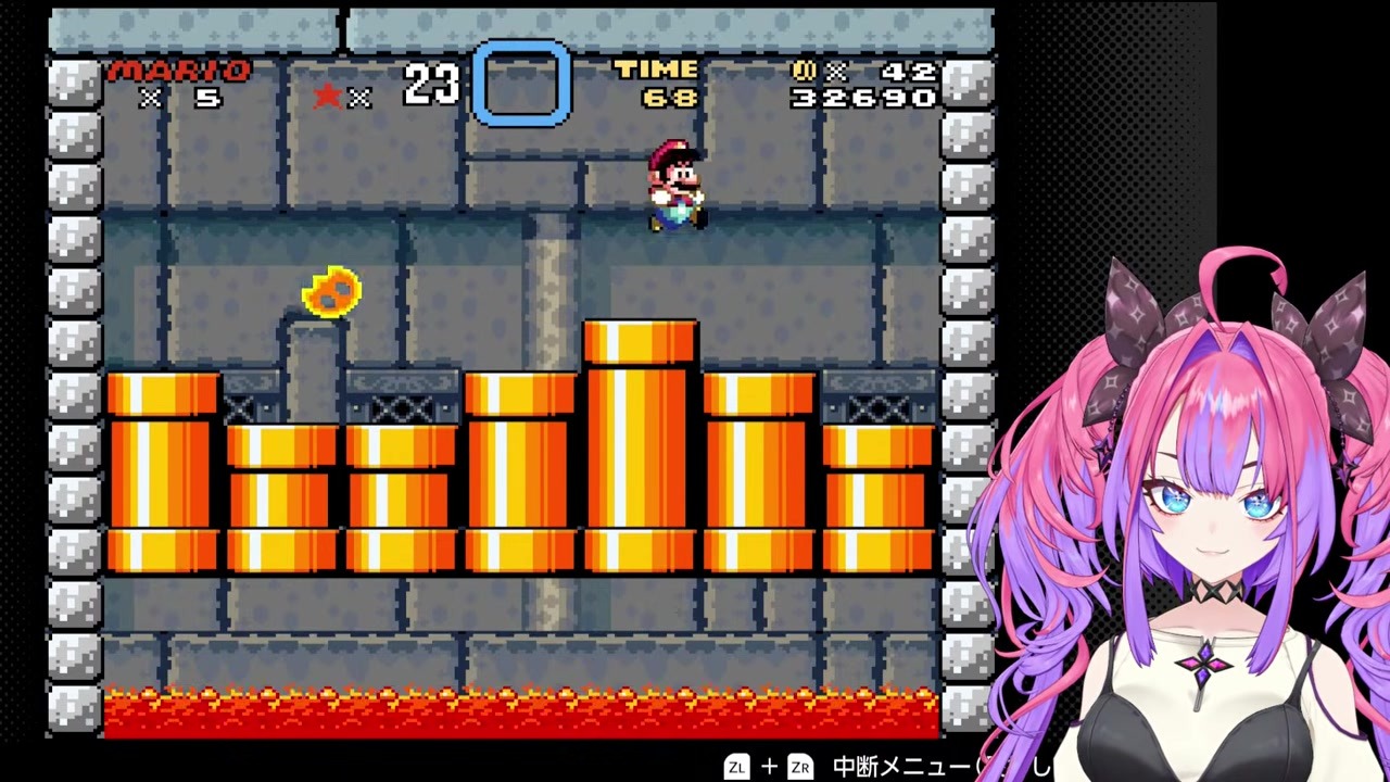 【マリオワールド】4時間越えクリア後にスイッチ未発見に気づき絶叫のヴィヴィ