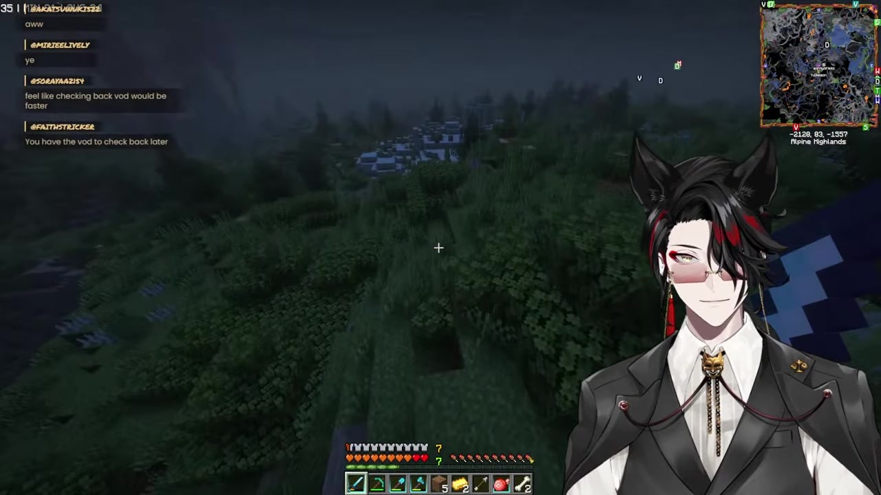 [Minecraft] Vox Ends 7.5-Hour Stream with Signature "WOW"