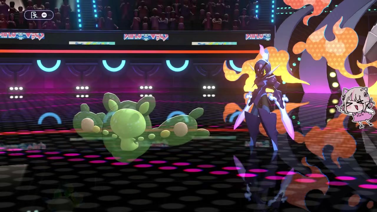 【ポケチャ】スカウトなのにガチパ相手にトリルで初勝利のりりむ