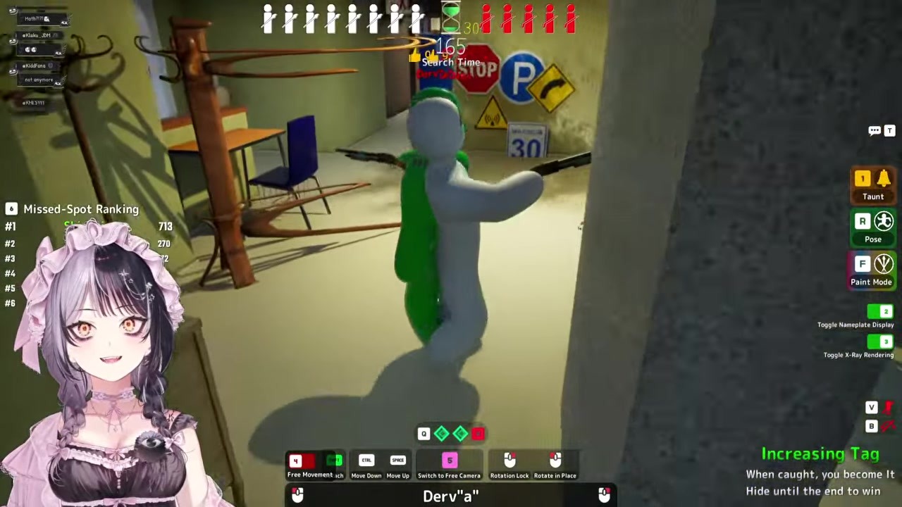 [CHAMELEON] Shiori disguises as a toilet and asks, "You see the vision?"