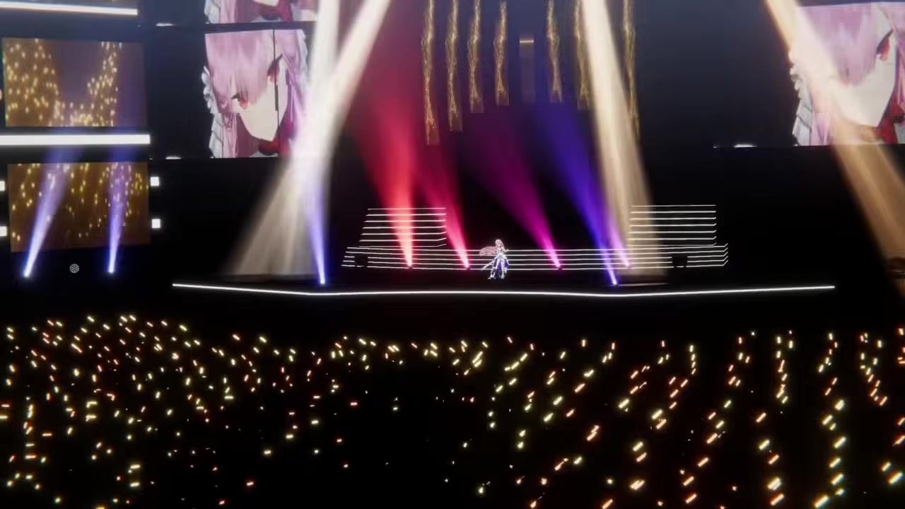 【3DLIVE】『花に亡霊』ラストを切なく歌い上げるみけねこ