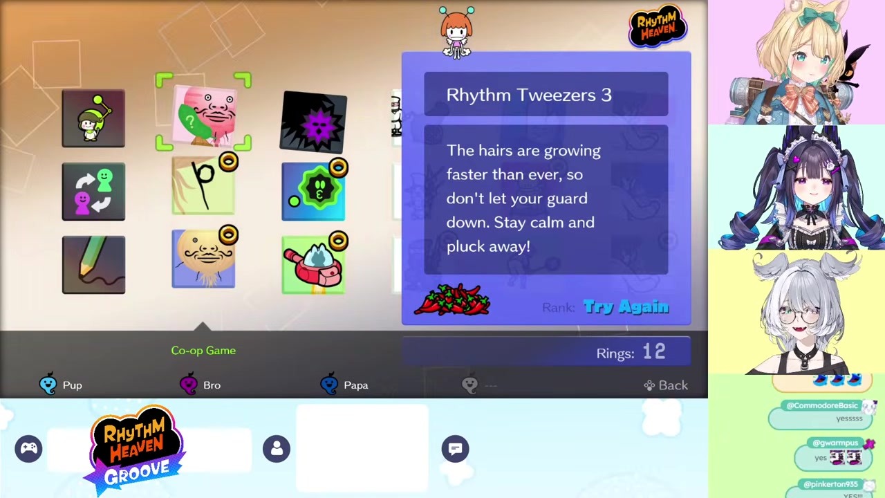 [Rhythm Heaven] Elira Screams at the 50-Gift Airhorn