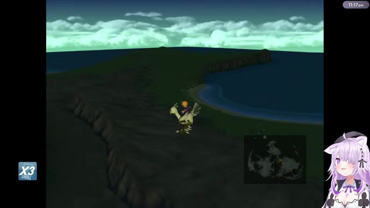 [FF7] Okayu Panics Forgetting How to Flee, Gets Rescued by Sephiroth