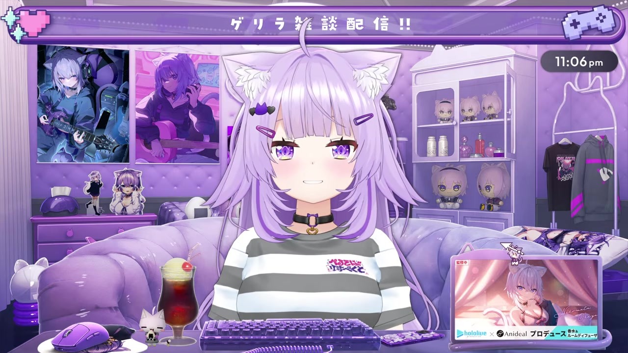 【雑談】ダニマル先生のギャル漫画をラプに激推しする猫又おかゆ