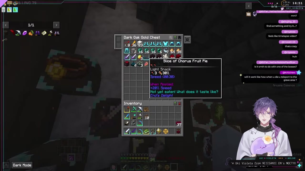 [Zad Raid] Uki Violeta Screams Upon Receiving a Raid from Zad