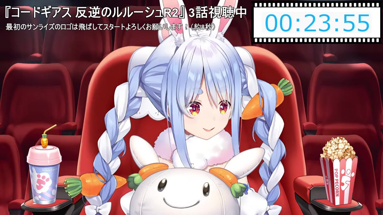 【コードギアス】一話ごと面白すぎて「もう嫌」と叫ぶ兎田ぺこら