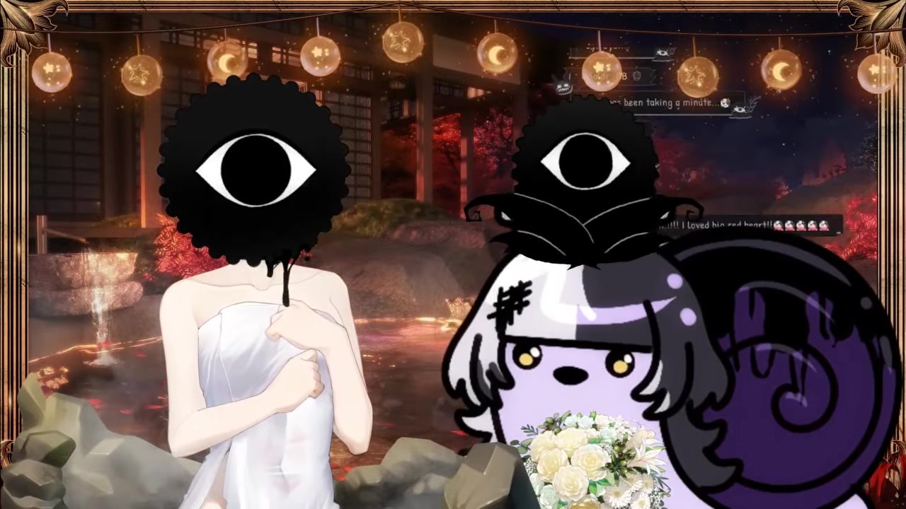 [Hot Springs] Shiori Becomes a Towel and Tells Viewers They're 'Well Glistened'