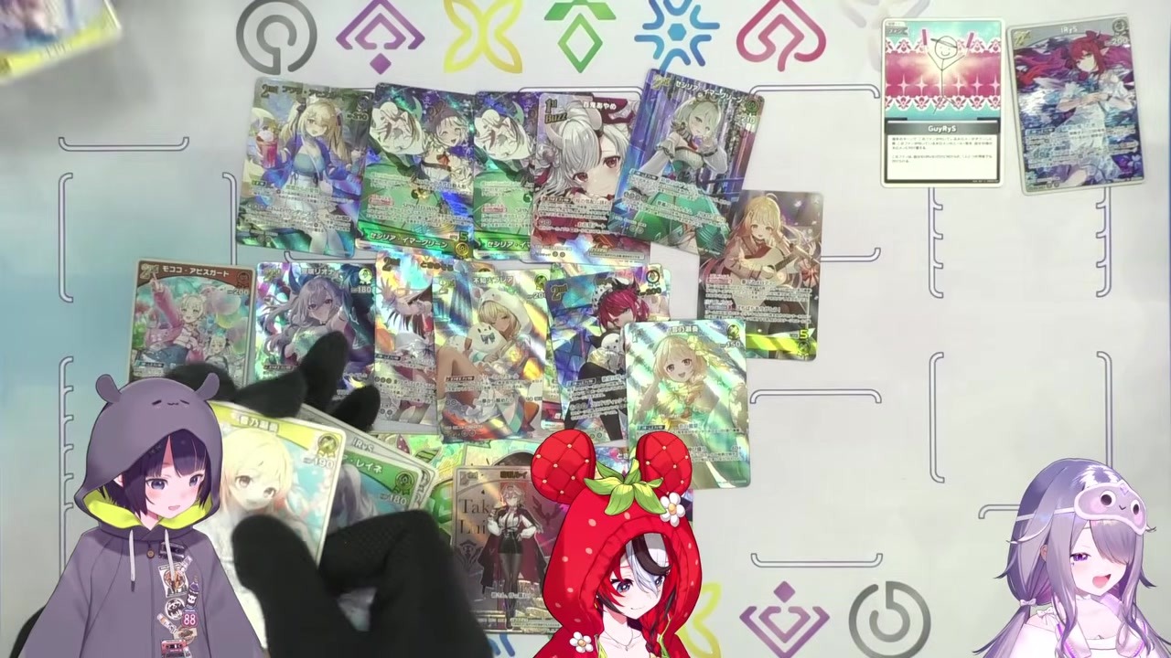[HoloOCG] Ina'nis gets hyped after pulling her own rare card