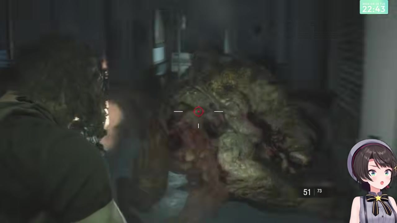 【RE3】「叫んだことない」が秒でバレるパニック撃ちスバル