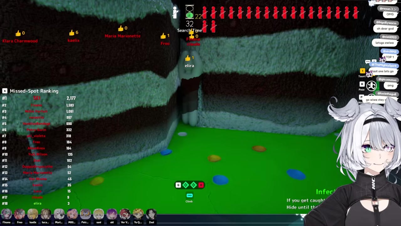 [MECCHA CHAMELEON] Elira Wins from the Worst Hiding Spot