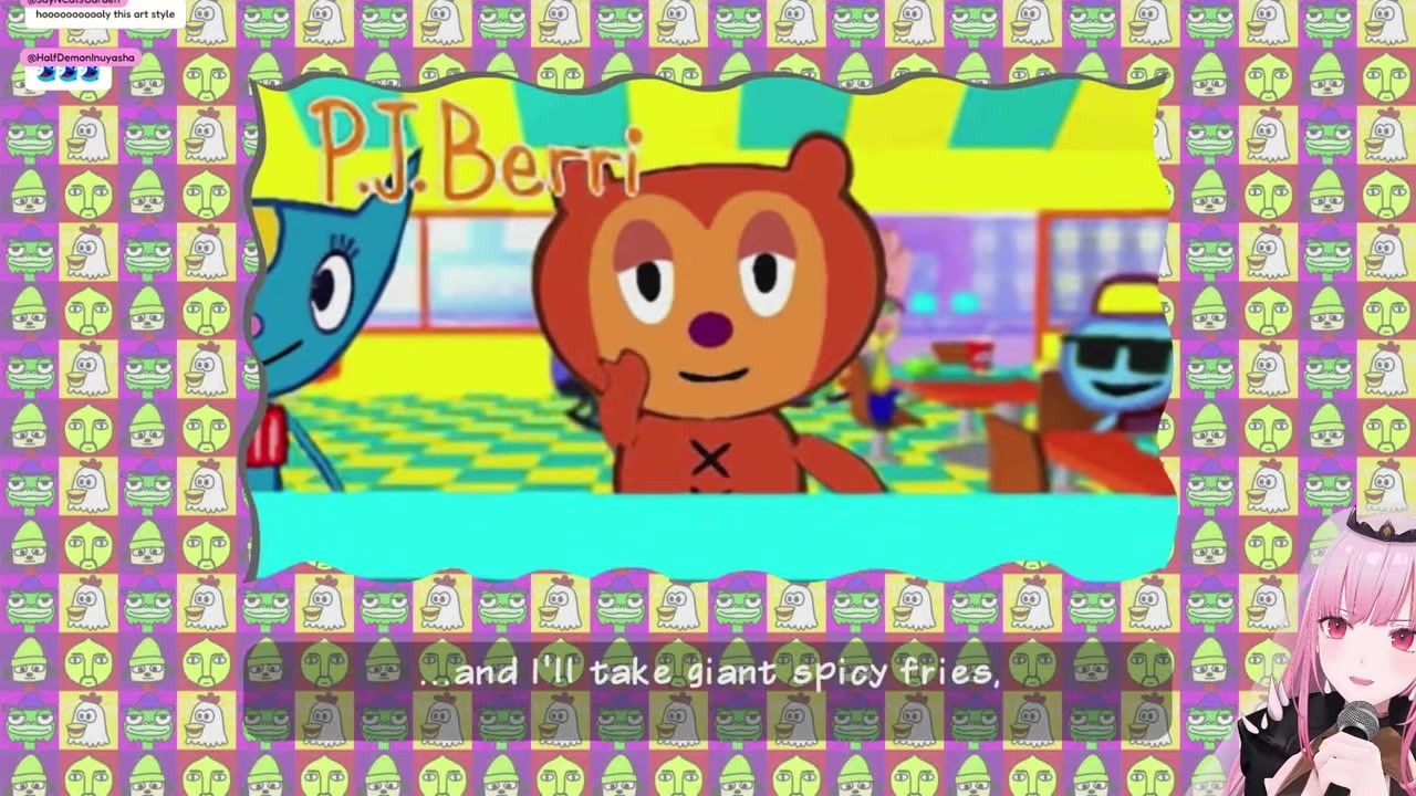 [PaRappa] Calli Loses It at Broke Protag's Chaotic '90s OP