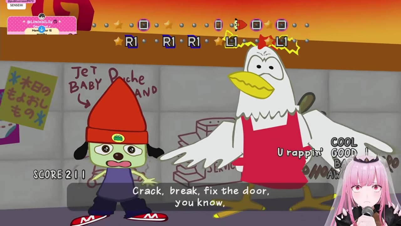 [PaRappa] Reaper Calli First-Tries the Final Chicken Stage
