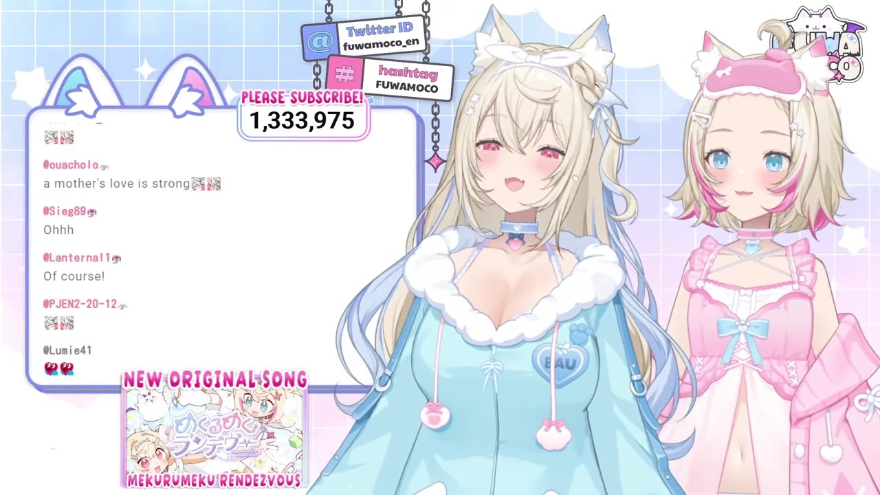 [1 Month Break] FUWAMOCO share Mama Puppy updates and future stream plans