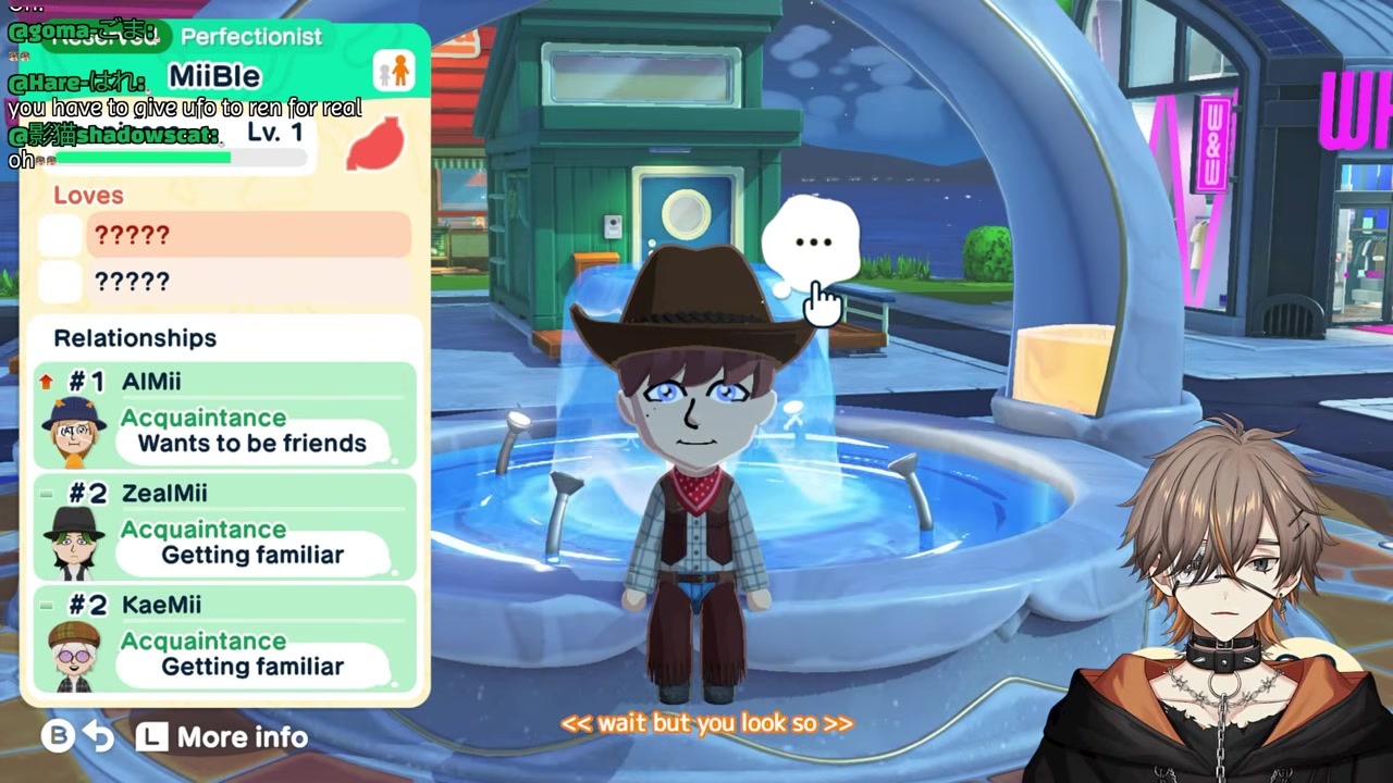 [Tomodachi] Alban panics after dressing Sonny's Mii in a kimono right as Sonny shows up