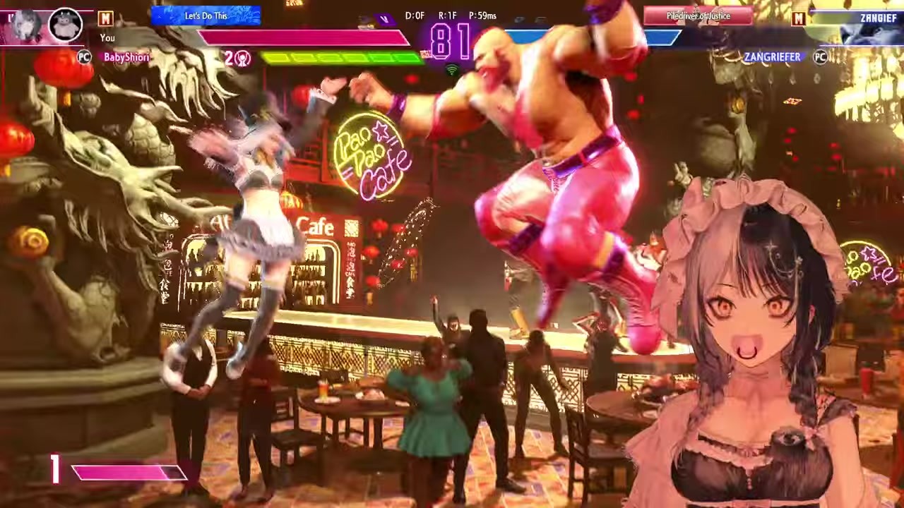 [SF6] Shiori Defeats a Giant Grappler with Zoning