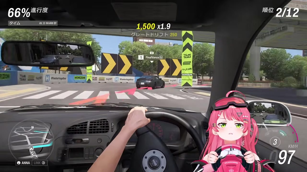 【FH6】煽りクラクションで無双し「才能ある」と語るみこち