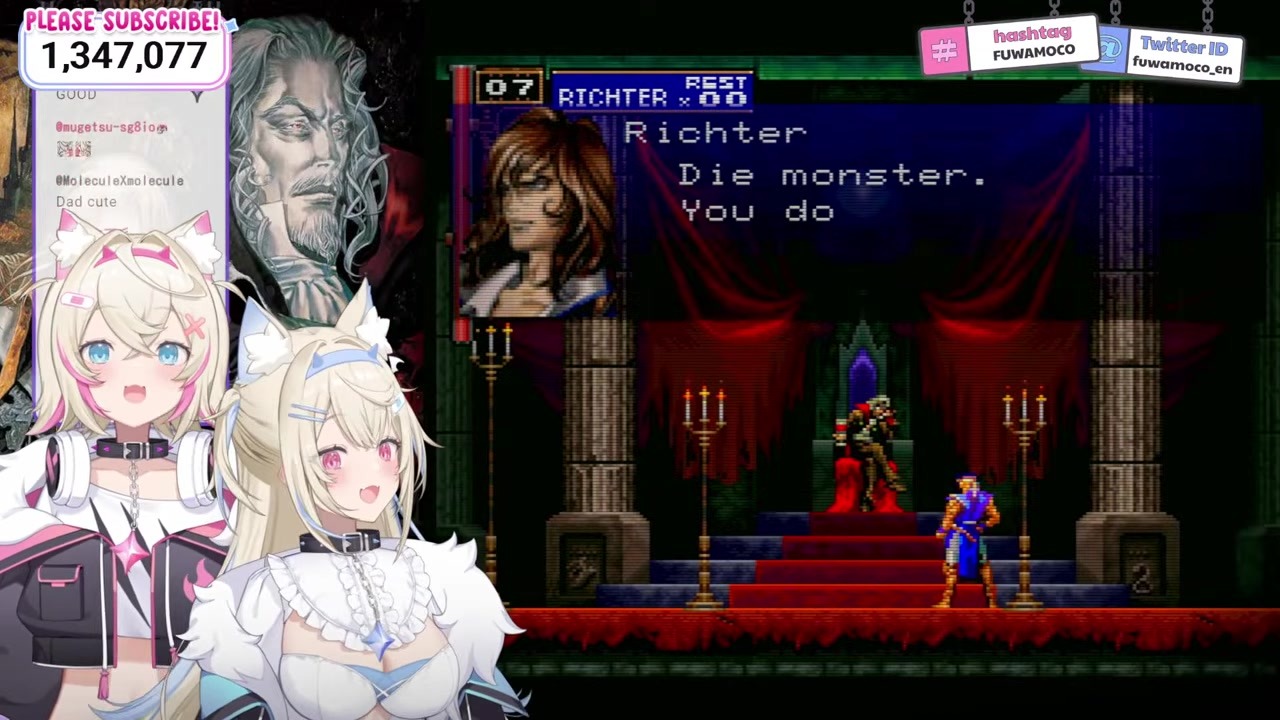 [SOTN] FUWAMOCO Goes Wild Over the Iconic Opening Line