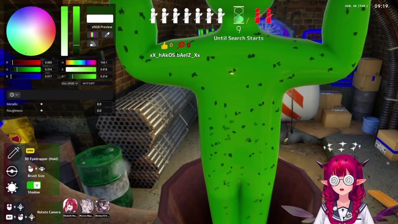 [MECCHA CHAMELEON] IRyS disguises as a cactus, vibrates wildly, and gets spotted instantly