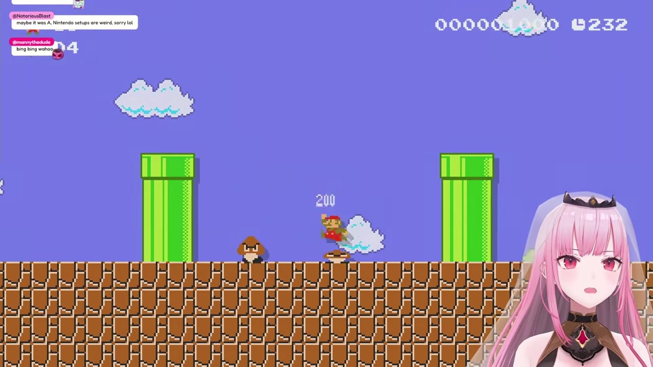 [Mario Maker 2] Dies to first Goomba in 1-1, rants taxes are a life metaphor, Mori Calliope