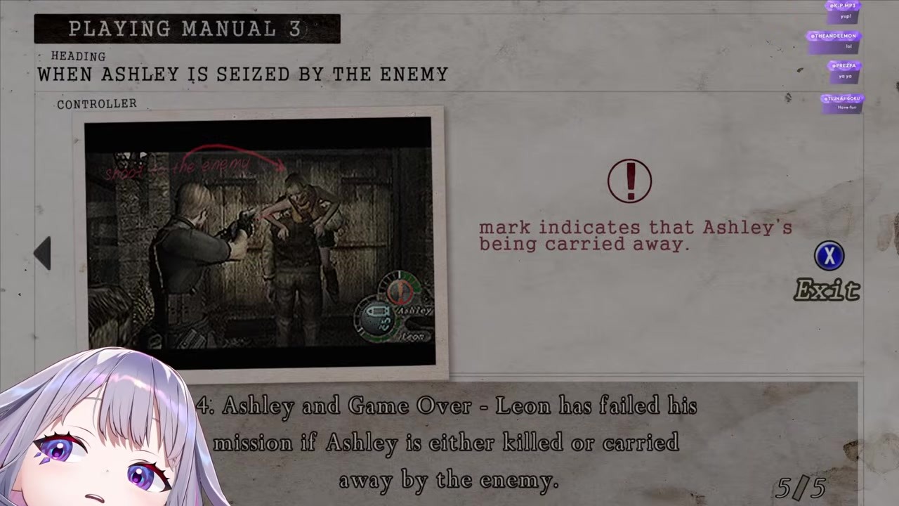 [RE4] Bijou Kills Ashley with a Knife Right After Rescuing Her