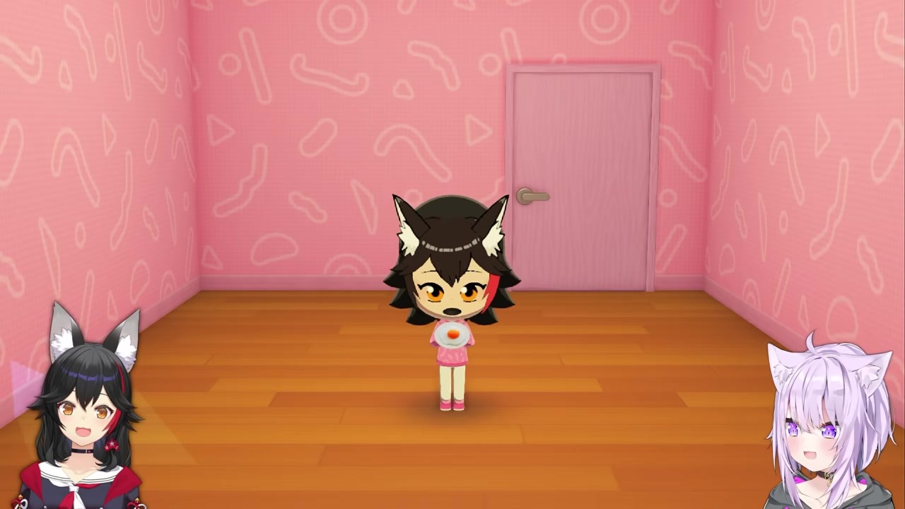 [TomoColle] Ookami Mio bursts into laughter at Fubuki's mysterious pose