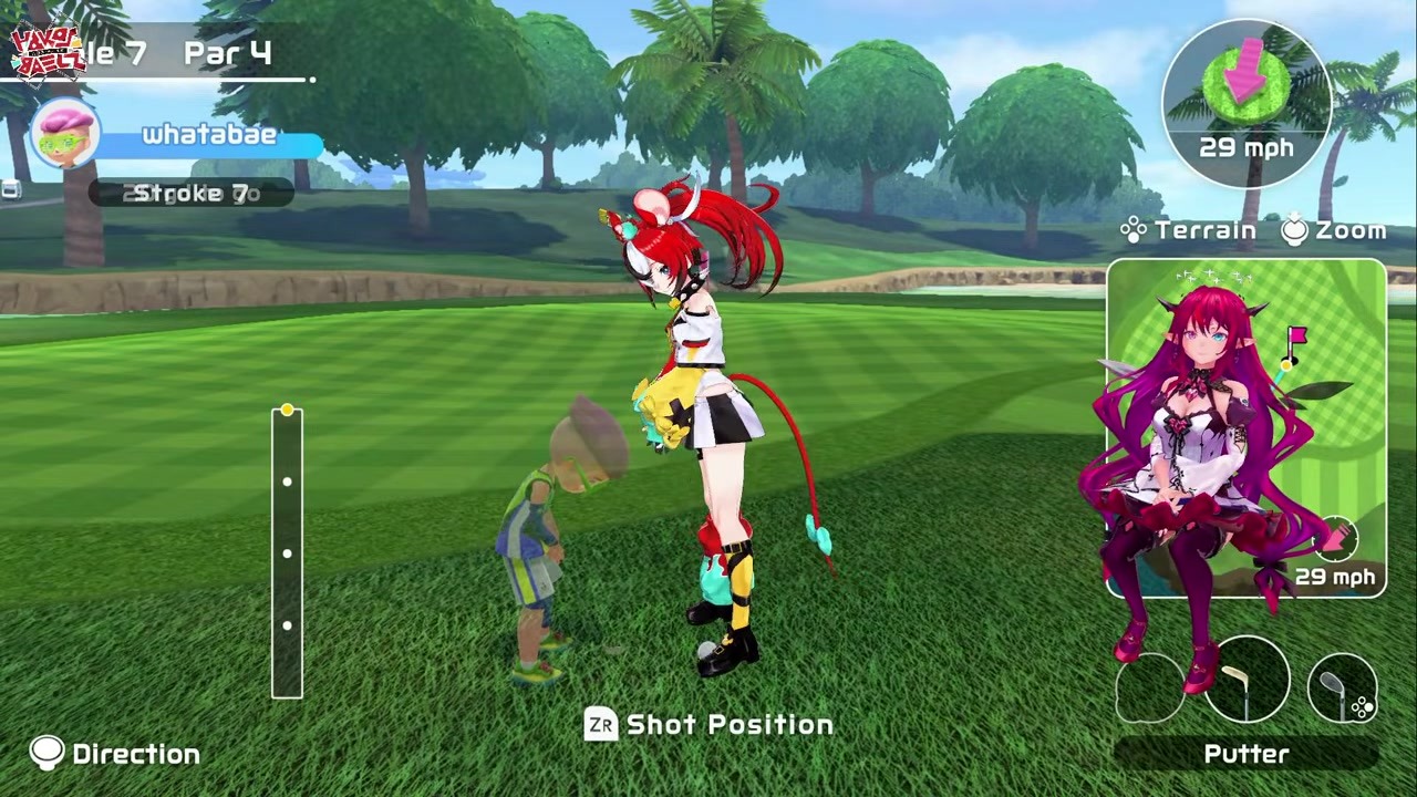 [Golf] Baelz answers IRyS's trash talk with a "Mama!" victory dance