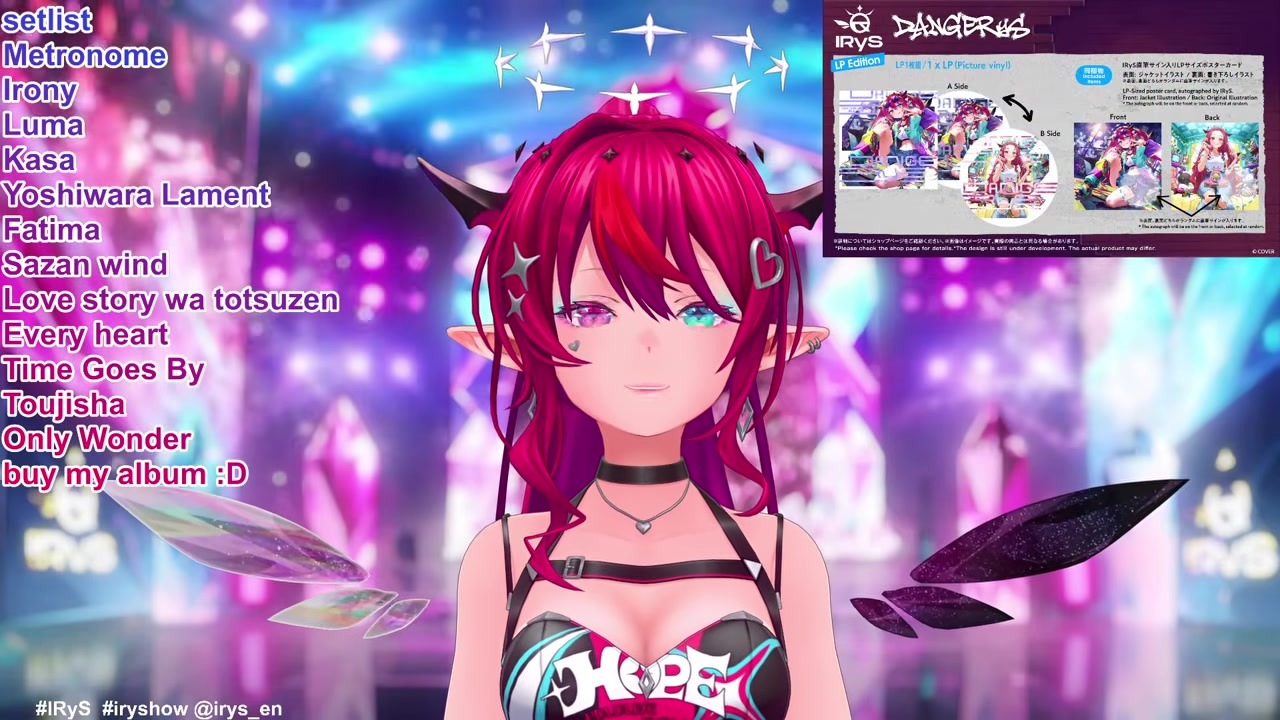 [Karaoke] IRyS panics over "Archive... no?" then hard-sells her album