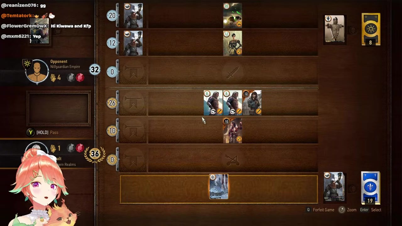 [The Witcher 3] Kiara Crashes During Gwent and Laments Her GPU