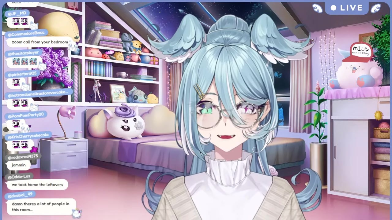 [3.0] Elira can't stop blushing at her new expression in the post-first-date scene