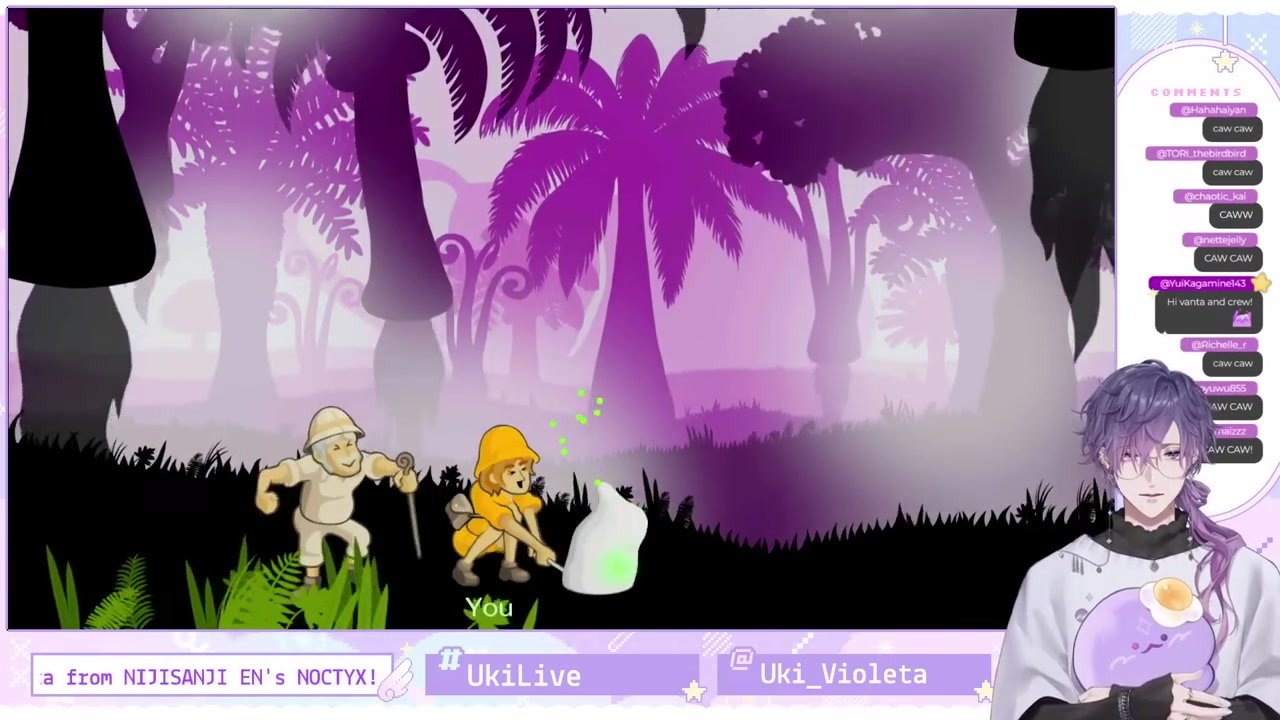 [Rhythm Heaven] Uki panics as Vanta raids while he's locked in