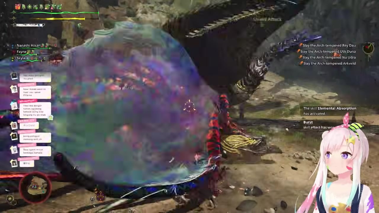 [MHWilds] Iofi screams after encountering Rey Dau