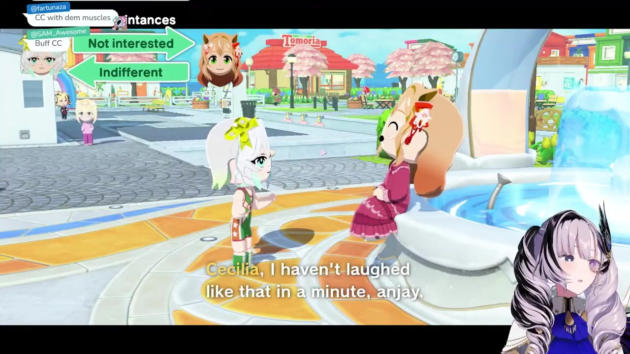 [Tomodachi Life] Reine Gets Hyped Over Korone Love War, Then Spams '67' While Sleepy